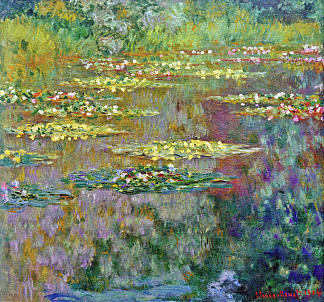 睡莲 Water Lilies (1904)，克劳德·莫奈