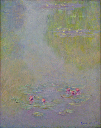 睡莲 Water Lilies (1908)，克劳德·莫奈