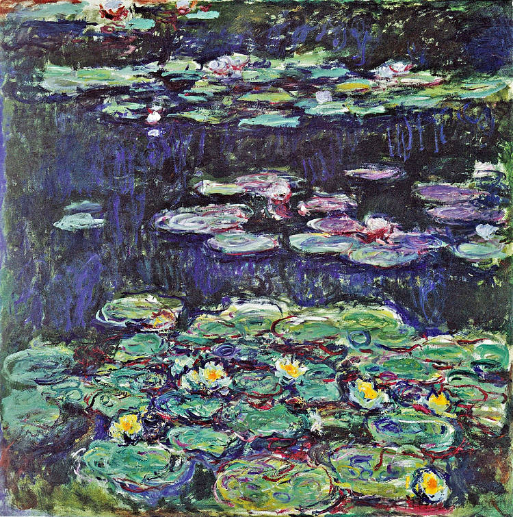 睡莲 Water Lilies (1914)，克劳德·莫奈