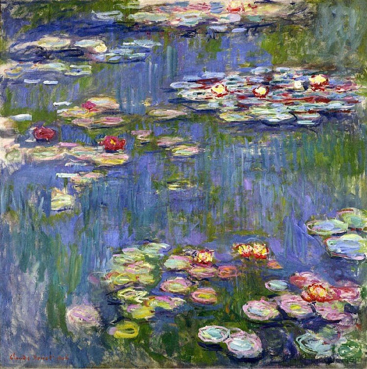 Water Lilies Water Lilies (1916)，克劳德·莫奈