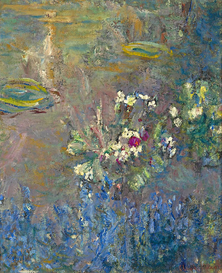 睡莲 Water Lilies (1918)，克劳德·莫奈