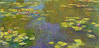 睡莲 Water Lilies (1919)，克劳德·莫奈