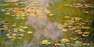 睡莲 Water Lilies (1919)，克劳德·莫奈