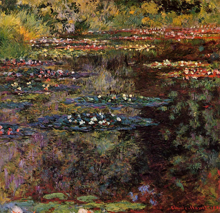 睡莲 Water Lilies (1904),克劳德·莫奈
