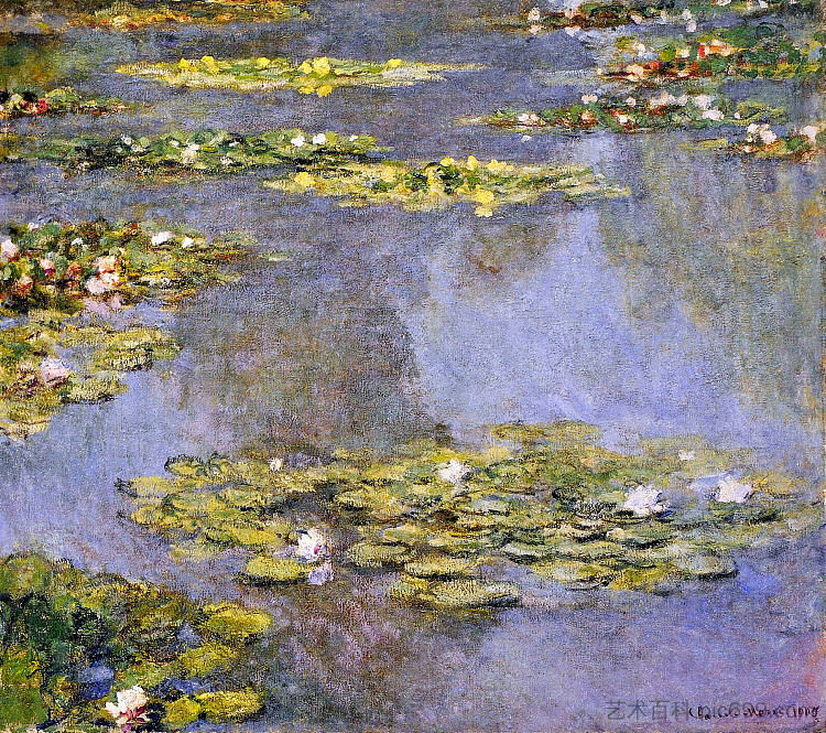 睡莲 Water Lilies (1905)，克劳德·莫奈