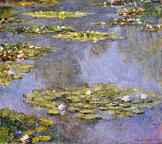 睡莲 Water Lilies (1905)，克劳德·莫奈
