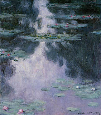 睡莲(睡莲) Water Lilies (Nympheas) (1907)，克劳德·莫奈