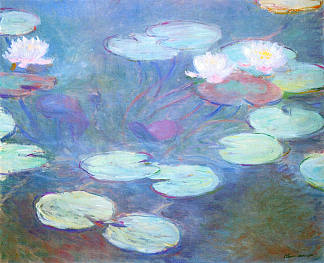 睡莲，粉色 Water Lilies, Pink (1897 – 1899)，克劳德·莫奈