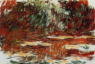 睡莲池 Water Lily Pond (1918 – 1919)，克劳德·莫奈