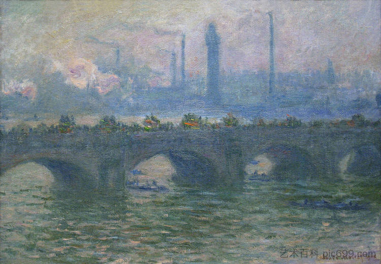 魂断蓝桥 Waterloo Bridge (1901)，克劳德·莫奈