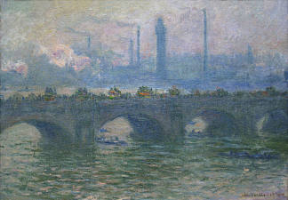 魂断蓝桥 Waterloo Bridge (1901)，克劳德·莫奈