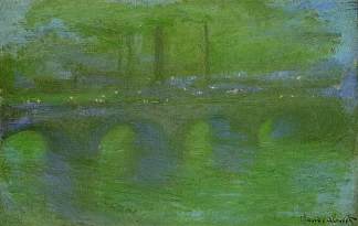 滑铁卢桥，黎明时分 Waterloo Bridge, Dawn (1899 – 1901)，克劳德·莫奈
