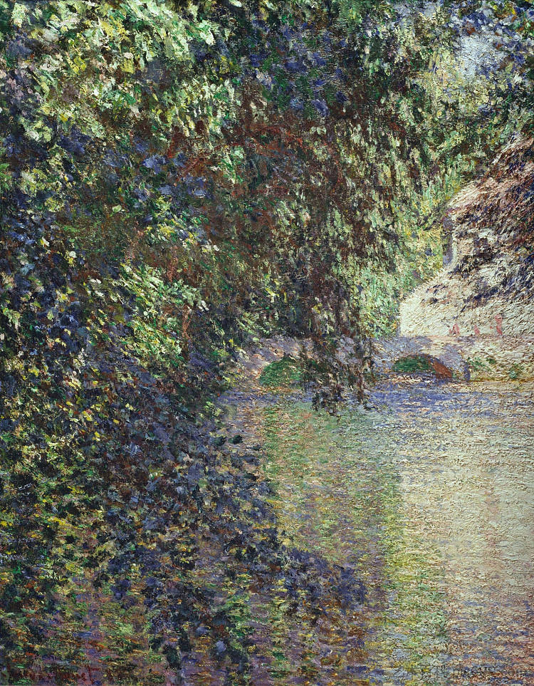 莱梅茨的水磨坊 Watermill at Limetz (1888),克劳德·莫奈