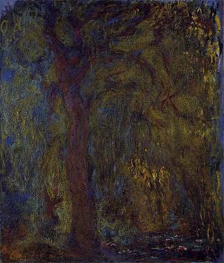垂柳 Weeping Willow (1918 – 1919)，克劳德·莫奈