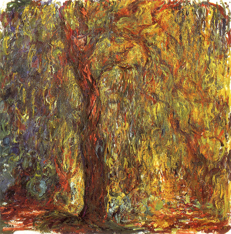 垂柳 Weeping Willow (1918 - 1919),克劳德·莫奈
