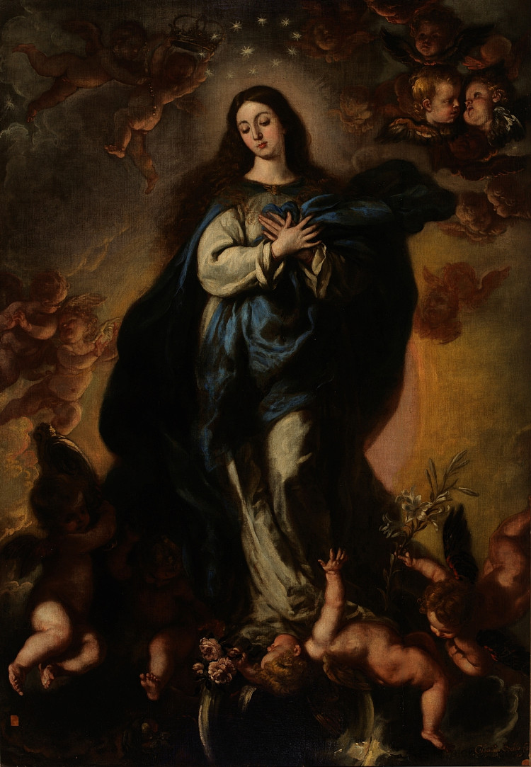 圣母无原罪 The Immaculate Conception (1676; Spain  )，克劳迪奥·科埃洛