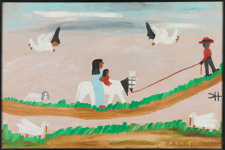 飞往埃及 Flight into Egypt (c.1965; Natchitoches / Natchitoches,United States  )，克莱门汀·亨特