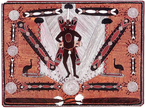 鸸鹋科罗博里人 Emu Corroboree Man (1972),克利福德·负鼠·贾帕尔特贾里