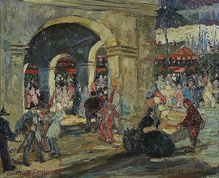 狂欢节，新奥尔良 MARDI GRAS DAY, NEW ORLEANS (1927)，科莱特·波普·赫尔德纳