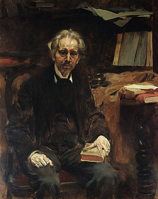 特奥菲洛·布拉加的肖像 Retrato de Teófilo Braga (1917)，科伦巴诺·博达洛·平尼艾罗