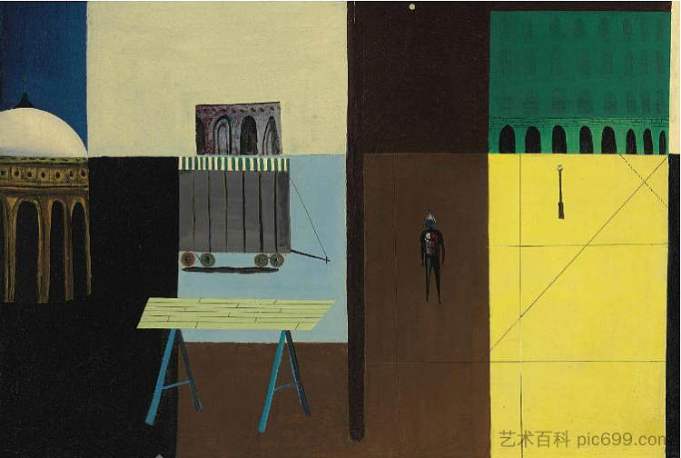 无题 Untitled (c.1945)，康拉德·马尔卡·雷利