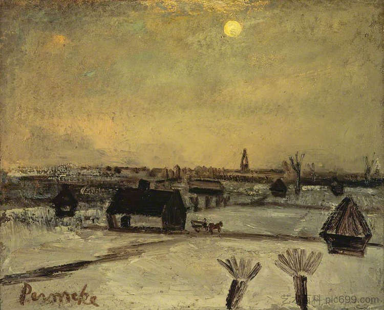 希弗和佛兰德（法兰德斯的冬天） Hiver en Flandre (Winter in Flanders) (1930)，康斯坦特·培梅克