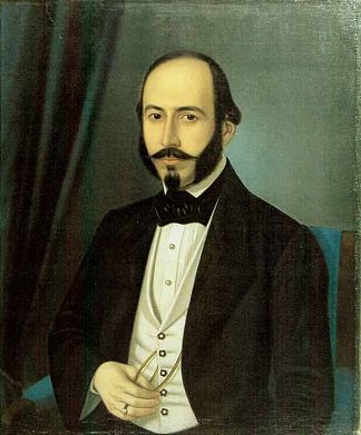 特奥多尔·阿里昂的肖像 Portrait of Teodor Arion (1848)，科斯坦丁·丹尼尔·罗森塔尔