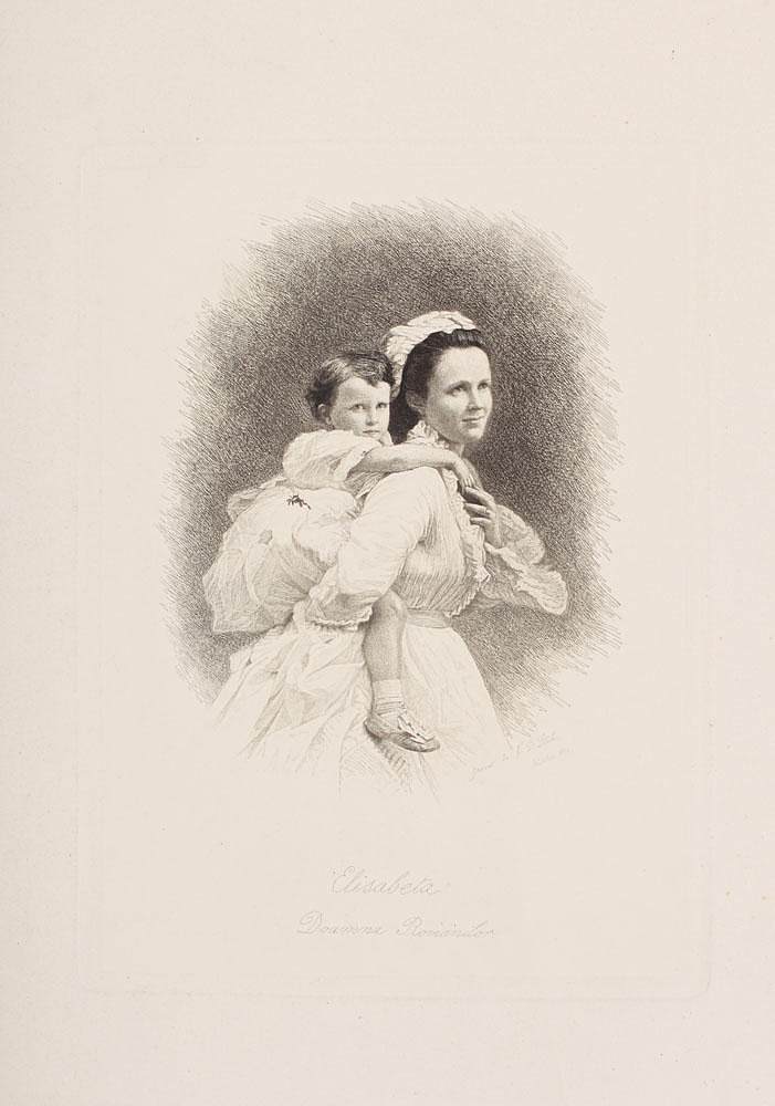 伊丽莎白女王和马里奥阿拉公主 Queen Elizabeth and Princess Mărioara (1877)，康斯坦丁斯塔希