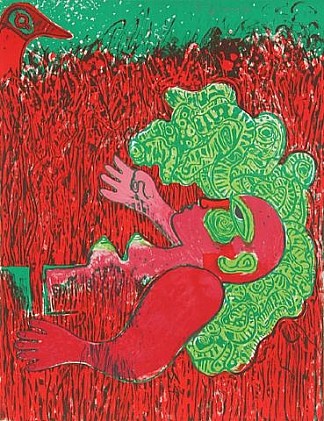 在草地的无限垂直中，女人 Dans l’infinie verticalite de l’herbe la femme (1977)，柯奈