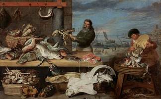 鱼市 Fish Market (c.1620 – c.1630)，科内利斯·德·沃斯