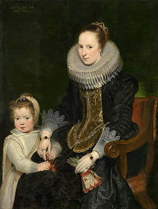 母亲与孩子 Mother and Child，科内利斯·德·沃斯