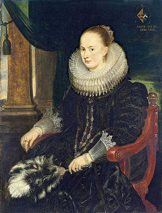 安东尼娅·卡尼斯的肖像 Portrait of Antonia Canis，科内利斯·德·沃斯