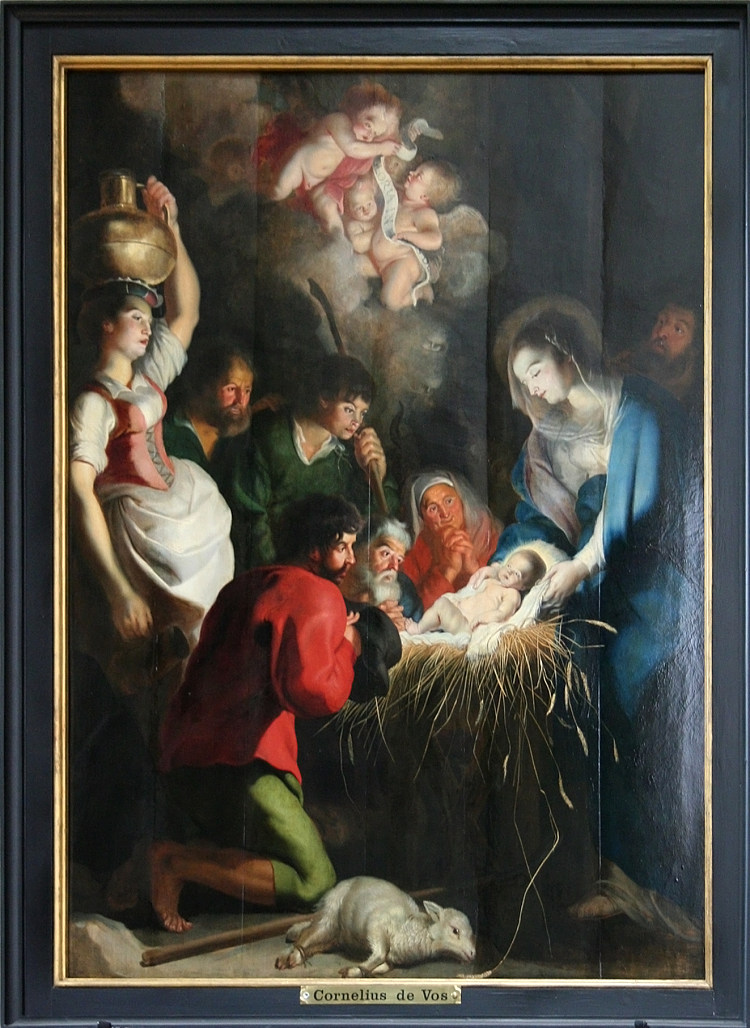 耶稣的诞生 The Birth of Jesus (1618)，科内利斯·德·沃斯