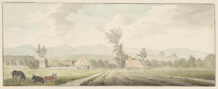 哈勒姆的克里弗兰景观 View of the Kleverlaan, Haarlem (1763)，科内利斯范诺德