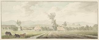 哈勒姆的克里弗兰景观 View of the Kleverlaan, Haarlem (1763)，科内利斯范诺德