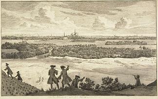 从哈勒姆市的布林克特看 View from the Blinkert of the City Haalem (1763)，科内利斯范诺德