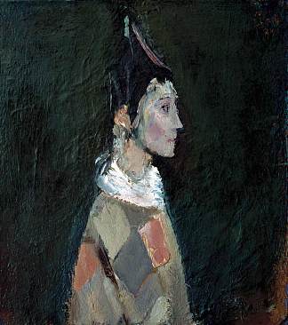 肖像（丑角） Portrait (Harlequin) (1974)，克尔纳琉·巴巴
