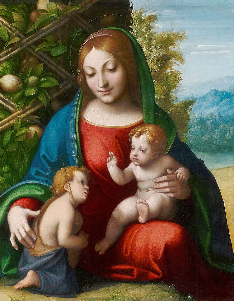 麦当娜和孩子 Madonna and Child，科雷吉欧