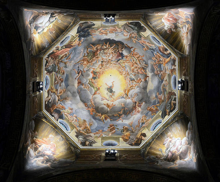 圣母升天 The Assumption of the Virgin (1526 - 1530; Parma,Italy ),科雷吉欧