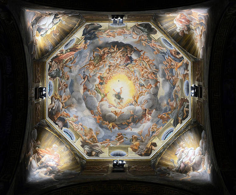 圣母升天 The Assumption of the Virgin (1526 - 1530; Parma,Italy  )，科雷吉欧