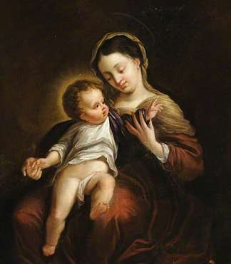 圣母与圣子 The Virgin and Child，科雷吉欧