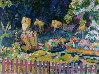 小屋花园 Bauerngarten (1918)，库诺·阿米耶