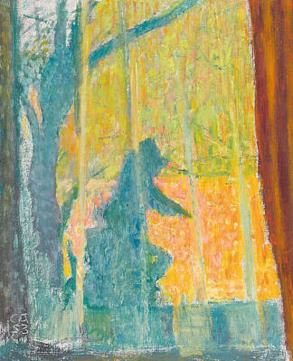 透过窗户的秋天印象 Herbstimpression durchs Fenster (1953)，库诺·阿米耶