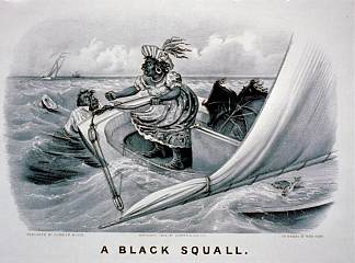 黑飑 A black squall (1879)，柯里尔与艾夫斯
