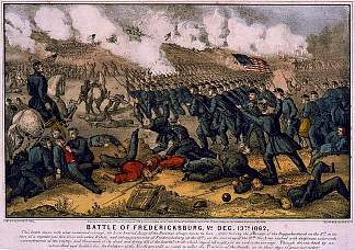 弗雷德里克斯堡战役 13.1862 年 12 月 Battle of Fredericksburg 13. Dec 1862 (1862)，柯里尔与艾夫斯