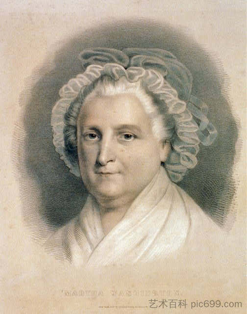 玛莎·华盛顿 Martha Washington (1872)，柯里尔与艾夫斯