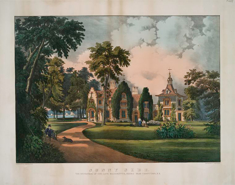 桑尼赛德 Sunnyside (1860)，柯里尔与艾夫斯