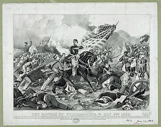 弗吉尼亚州威廉斯堡战役，1862年5月5日 The Battle of Williamsburg, Va. May 5th 1862 (1862)，柯里尔与艾夫斯