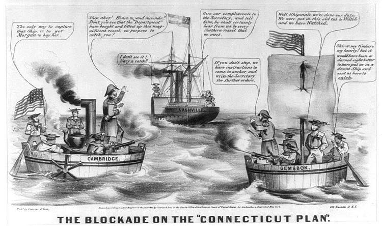 对“康涅狄格计划”的封锁 The Blockade on the 'Connecticut Plan'，柯里尔与艾夫斯