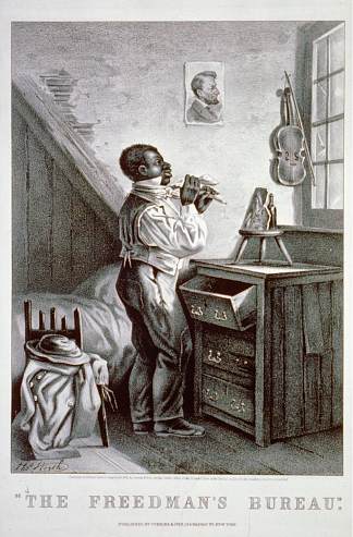 自由人局 The freedman’s bureau (1868)，柯里尔与艾夫斯